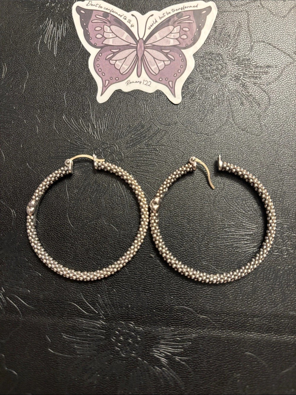 Lagos Signature Caviar Hoop Earrings Gold